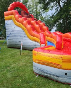 19-foot Flame Waterslide capture culture party rentals