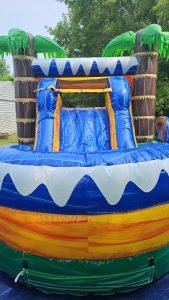 Mega Tropical Combo Waterslide Bounce house