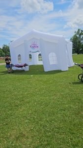 inflatable tent capture culture party rentals