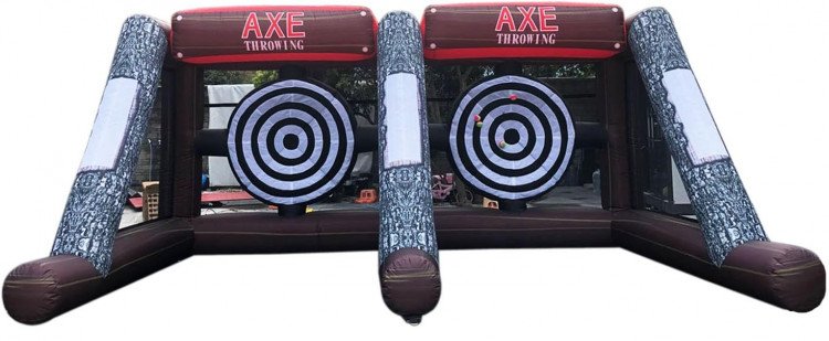 Battle Axe Throwing Inflatable - Two (2) Lanes