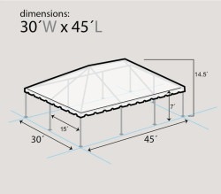 30x4520tent20rentals20dimensions20West20Coast20Frame20tent 1 Tent - 30x45 West Coast Frame