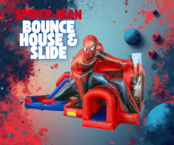 Spider Man Bounce House and Slide Combo